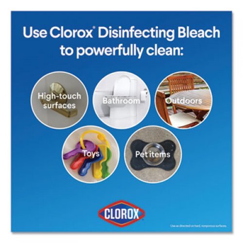 Clorox Bleach w/ CloroMax - Bulk - 6 Bottles