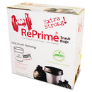 AccuFit Can Liners, Prime Resin, 37 x 50, 1.3 mils, Black, 100/Carton (H7450PKR01)