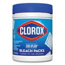 Clorox Control Bleach Packs, Regular, 12 Tabs/Pack, 6 Packs/Carton (31371)