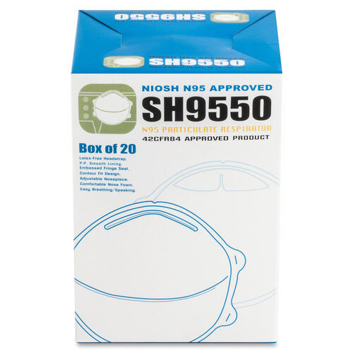 ProGuard Disposable Particulate Respirator, White (7312BCT)