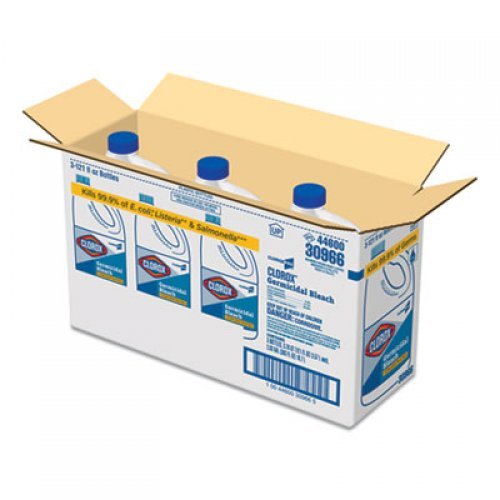Clorox Concentrated Germicidal Bleach, Regular, 121oz Bottle (30966EA)