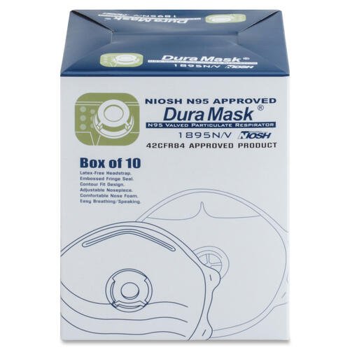 ProGuard Disposable Particulate Respirator with Exhalation Valve, White (7314BCT)