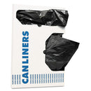 AccuFit Can Liners, Prime Resin, 37 x 50, 1.3 mils, Black, 100/Carton (H7450PKR01)