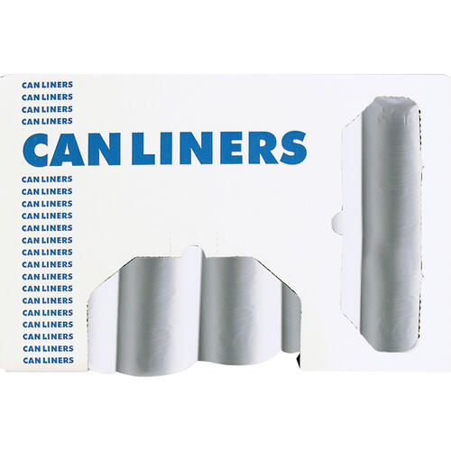 AccuFit Can Liners, Prime Resin, 37 x 50, 1.3 mils, Black, 100/Carton (H7450PKR01)