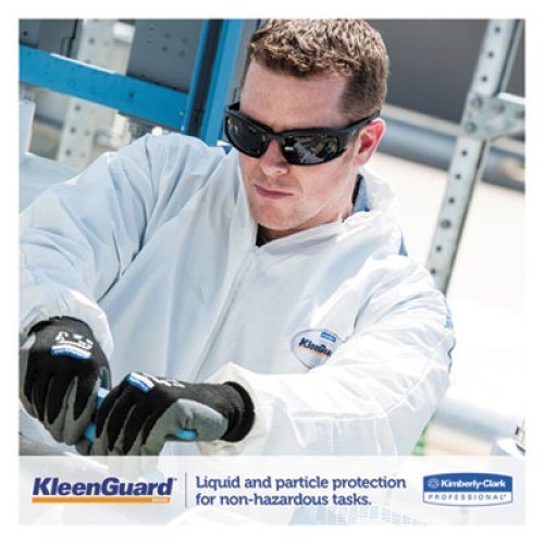 KleenGuard A35 Coveralls, Hooded, X-Large, White, 25/Carton (38939)