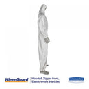 KleenGuard A35 Coveralls, Hooded, X-Large, White, 25/Carton (38939)