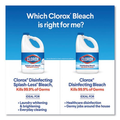 Clorox Bleach w/ CloroMax - Bulk - 6 Bottles